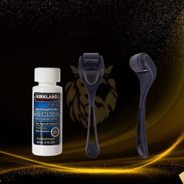 Kirkland Minoxidil líquido + Dermaroller 0.25mm