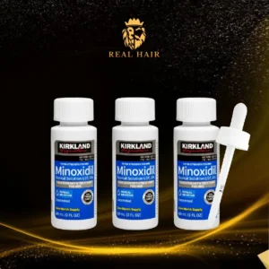 Kirkland Minoxidil 0.5% – Pack de 3 Unidades para Crecimiento de Barba y Cabello