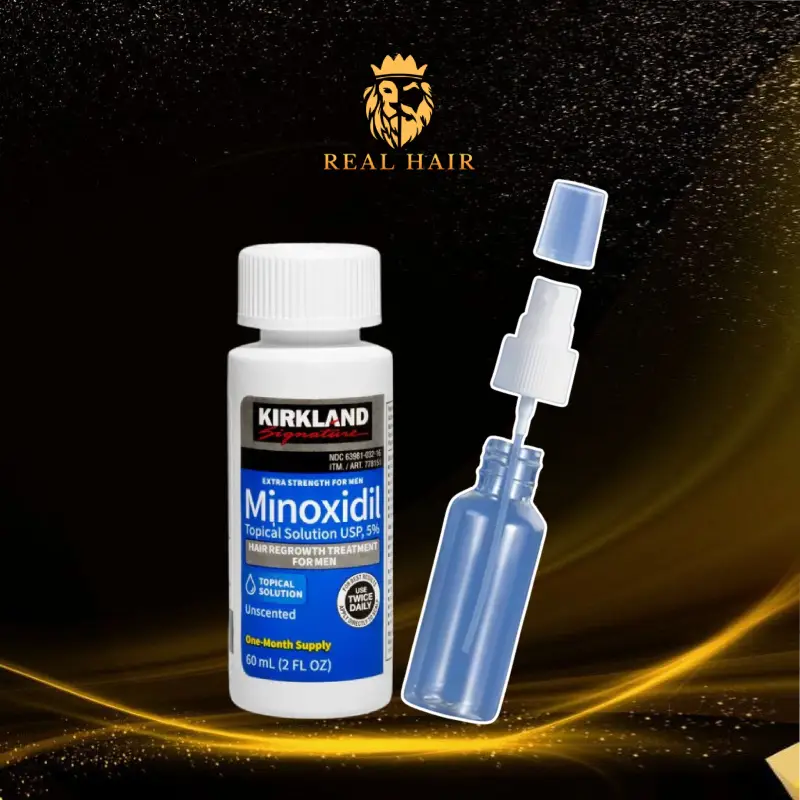 Pack Minoxidil 0.5% + Atomizador – Tratamiento para Crecimiento de Barba y Cabello