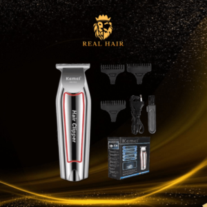 Máquina Cortadora de Cabello Kemei Profesional – Hair Clipper Recargable con Peines Guía y Accesorios